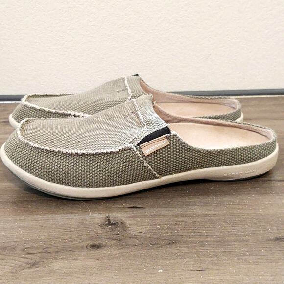 Gecko Man powered by walk hero canvas slipper shoes like new 14 - Picture 2 of 8